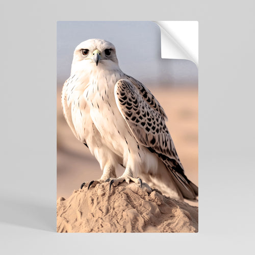 SILENT WINGS OF POWER Póster adhesivo vertical