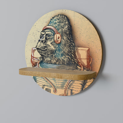 GORILLA GROOVE Art Shelf