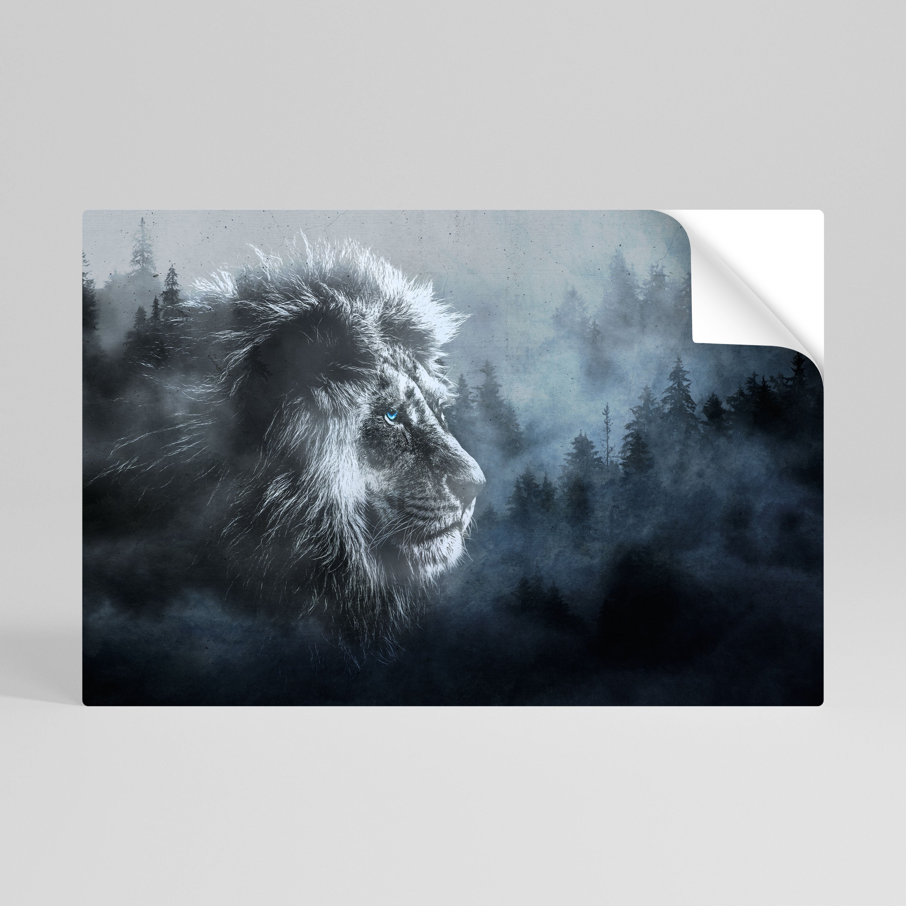 FROSTED ROYALTY Peel and Stick Horizontal Poster