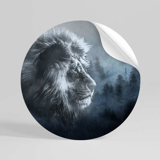 FROSTED ROYALTY Vinilo adhesivo redondo