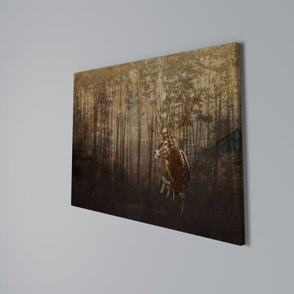 WHISPERING WOODS MYSTIQUE Cuadro en lienzo horizontal