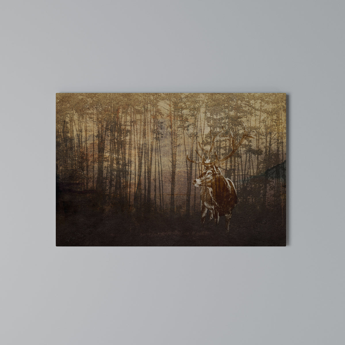 WHISPERING WOODS MYSTIQUE Cuadro en lienzo horizontal