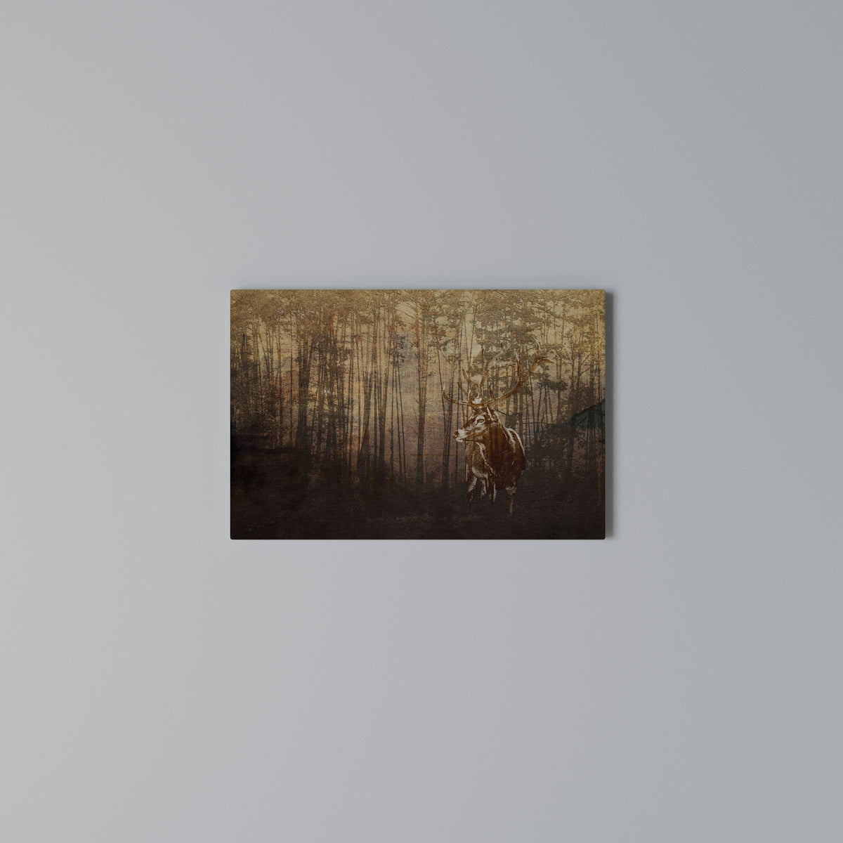 WHISPERING WOODS MYSTIQUE Cuadro en lienzo horizontal