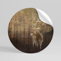 WHISPERING WOODS MYSTIQUE Vinilo adhesivo redondo