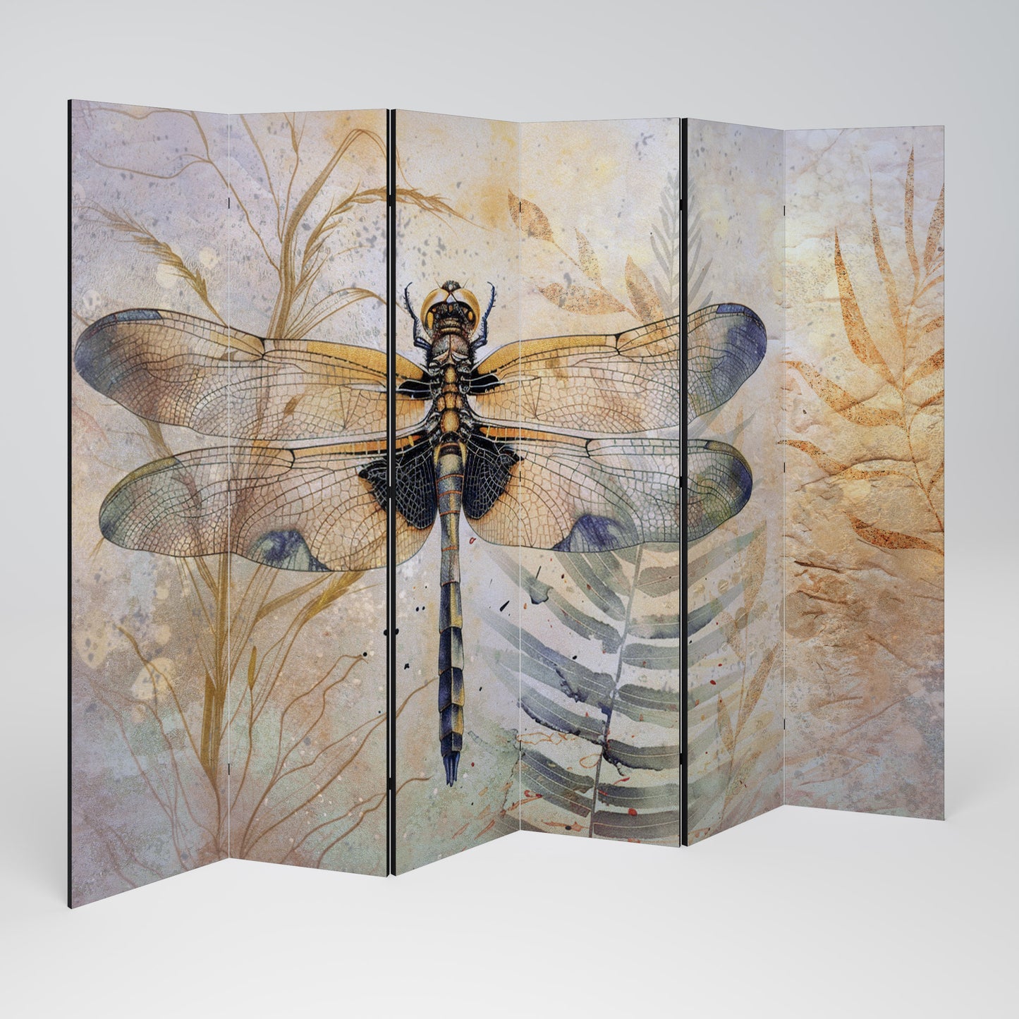 HER HIGHNESS DRAGONFLY Biombo de 6 paneles