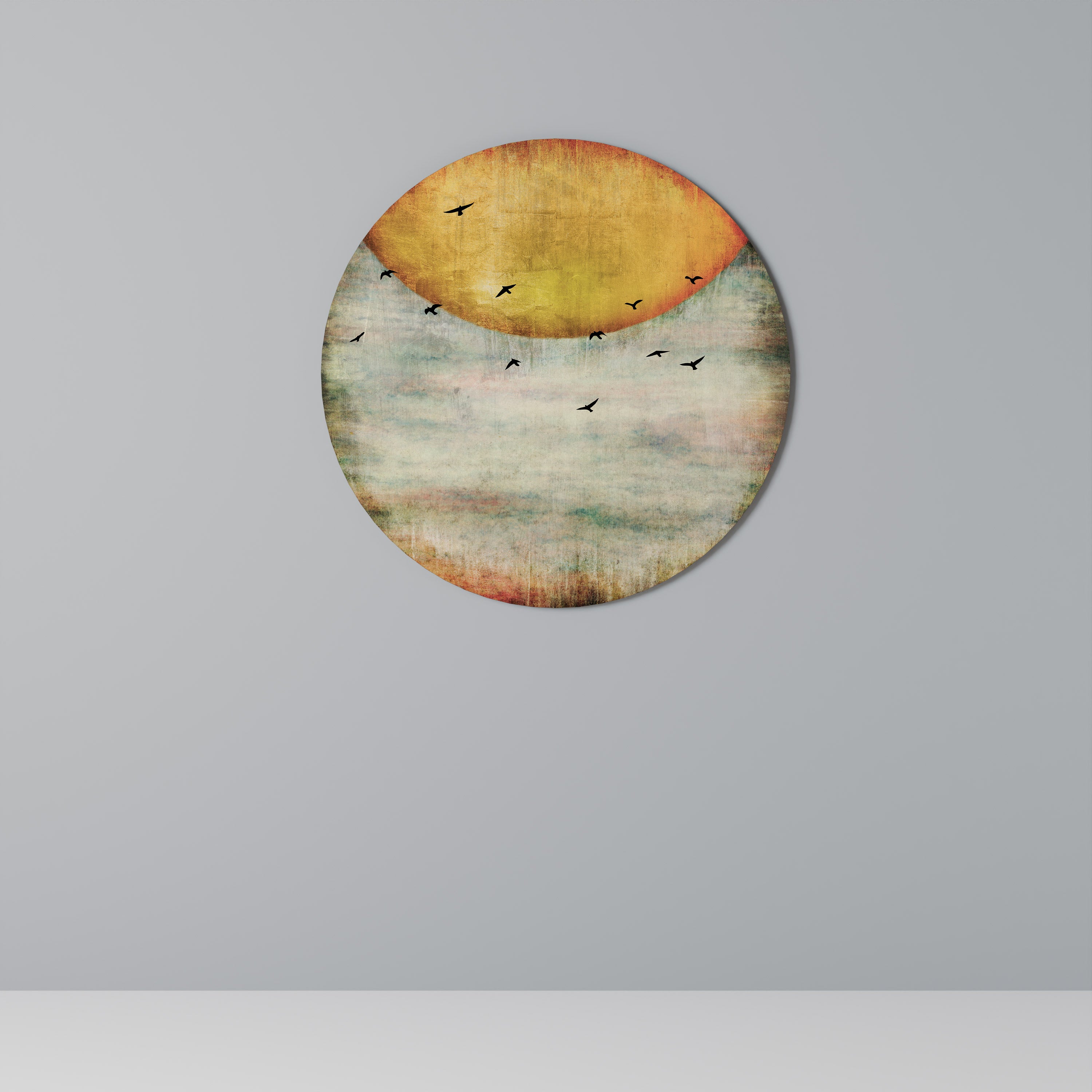 UP TO THE SUN Round Wall Art