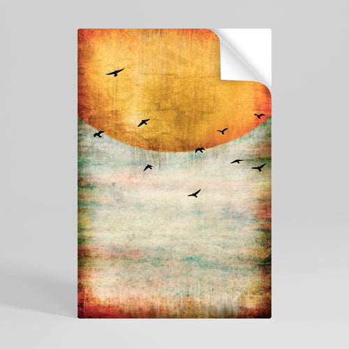 UP TO THE SUN Póster adhesivo vertical