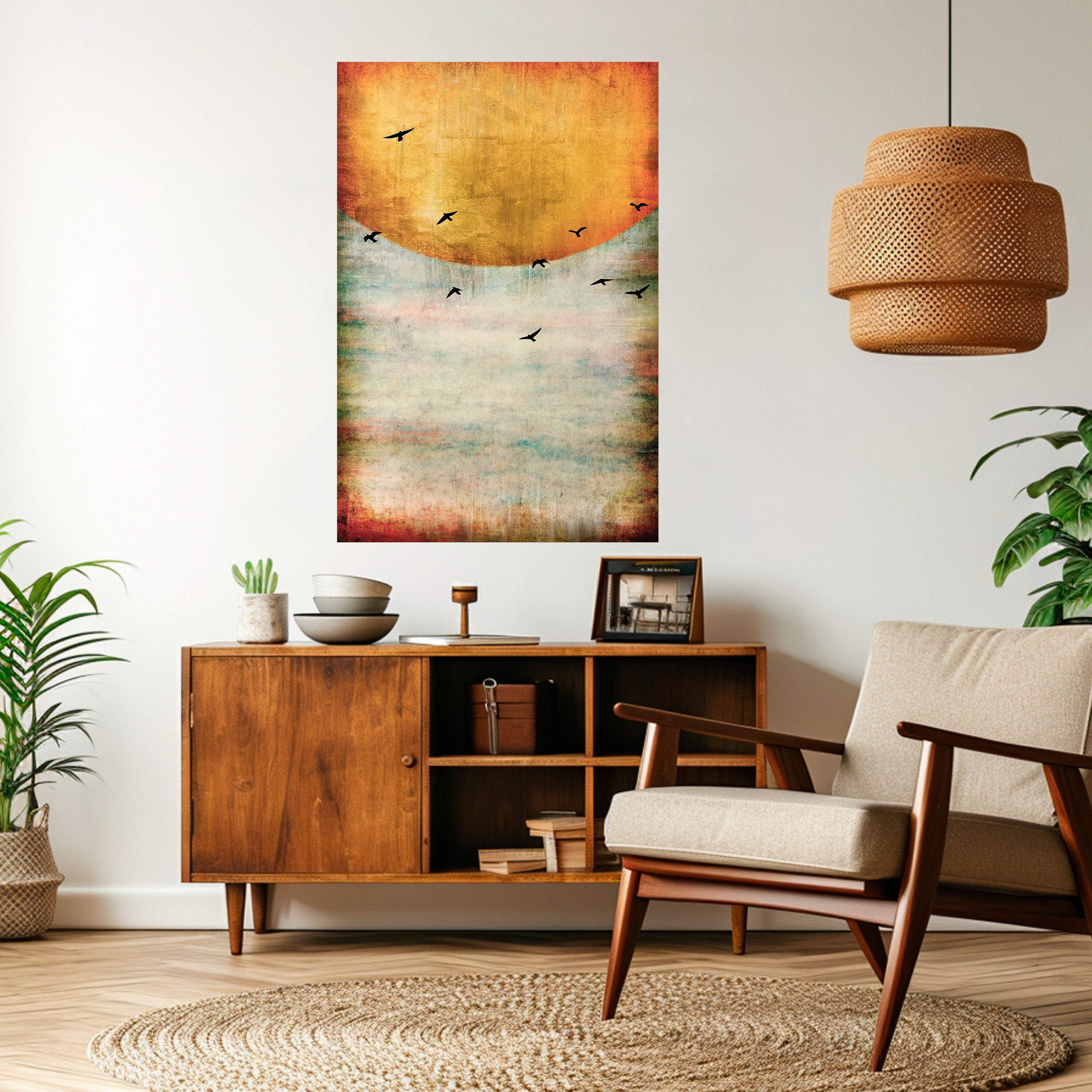 UP TO THE SUN Peel and Stick Vertical Poster