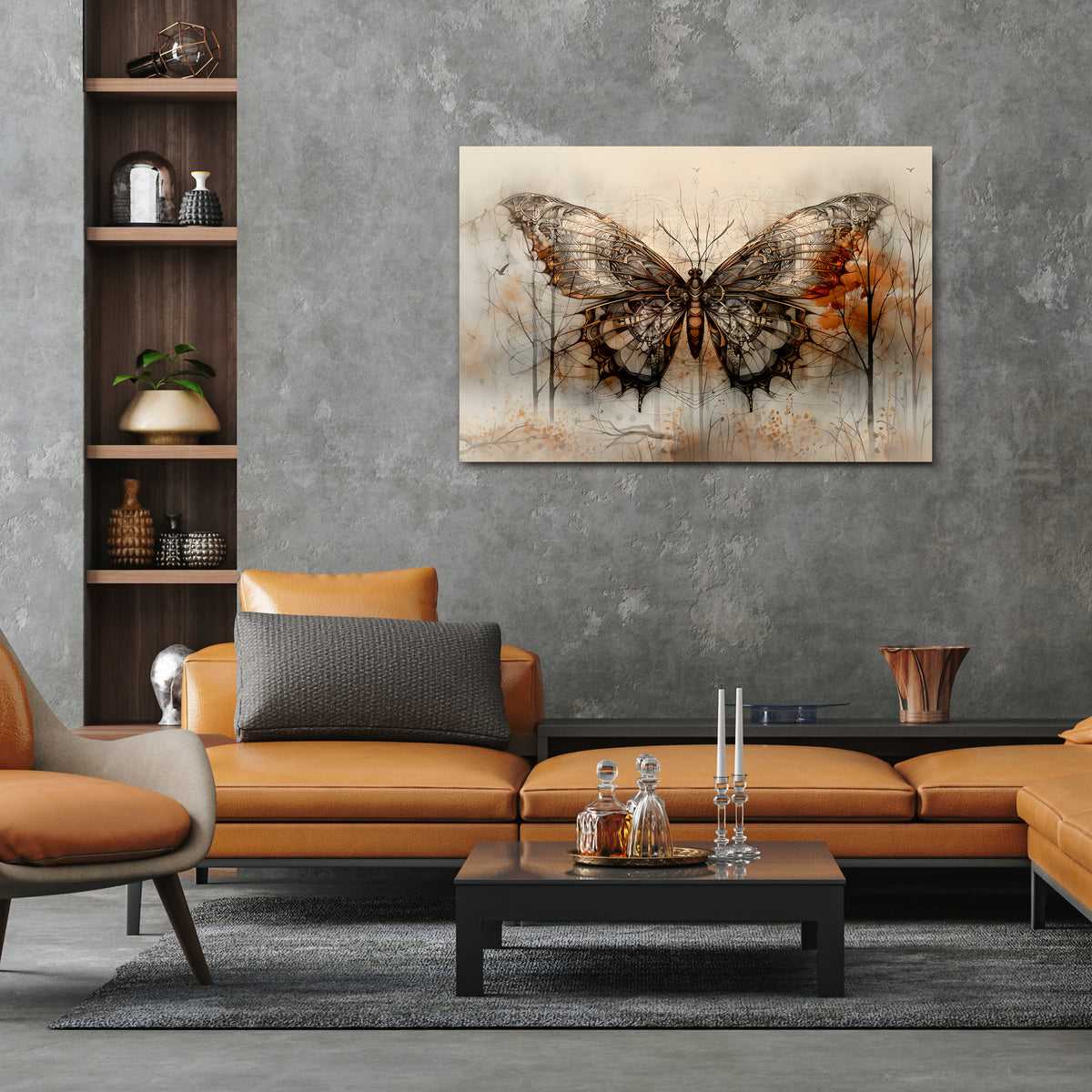 MECHANICAL BEAUTY UNVEILED Cuadro en lienzo horizontal