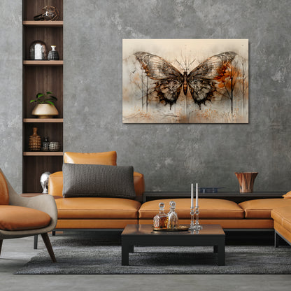 MECHANICAL BEAUTY UNVEILED Cuadro en lienzo horizontal