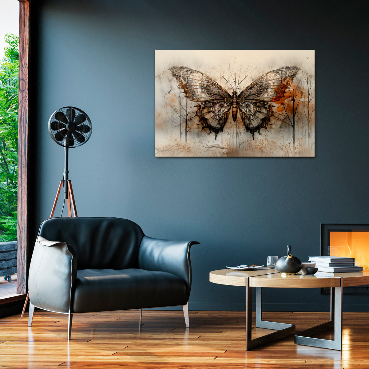 MECHANICAL BEAUTY UNVEILED Cuadro en lienzo horizontal