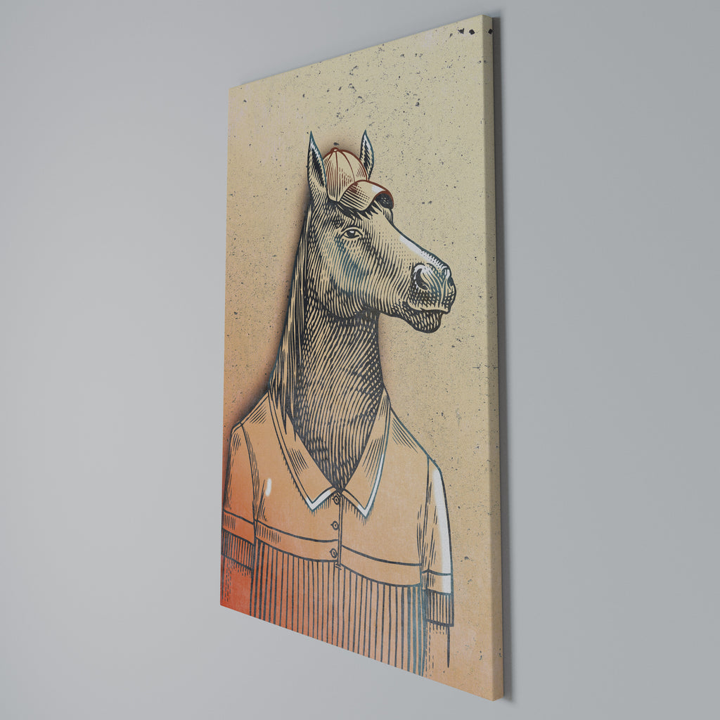 EQUINE SWAGGER Cuadro en lienzo vertical