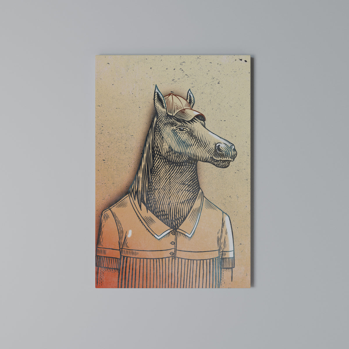 EQUINE SWAGGER Cuadro en lienzo vertical