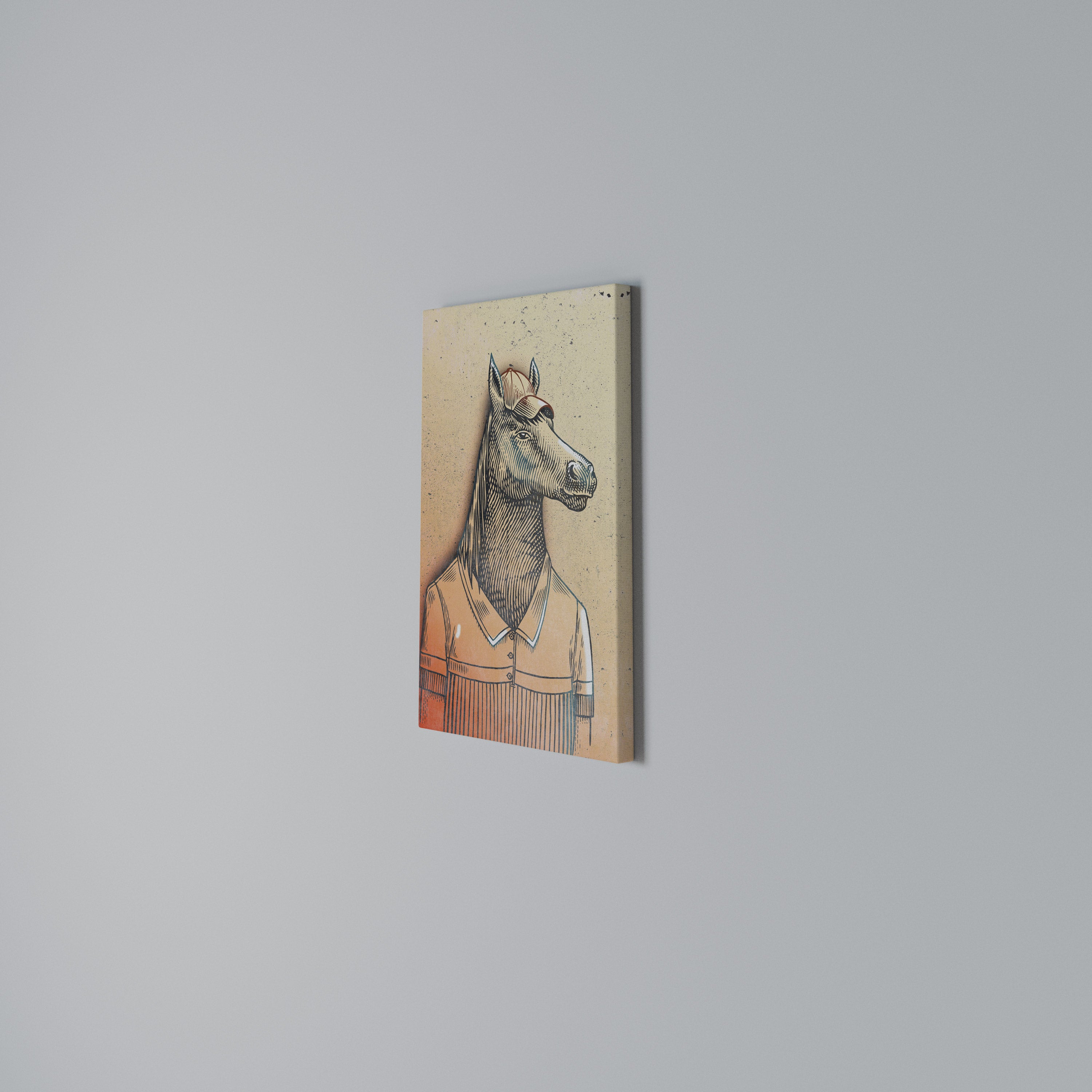 EQUINE SWAGGER Cuadro en lienzo vertical