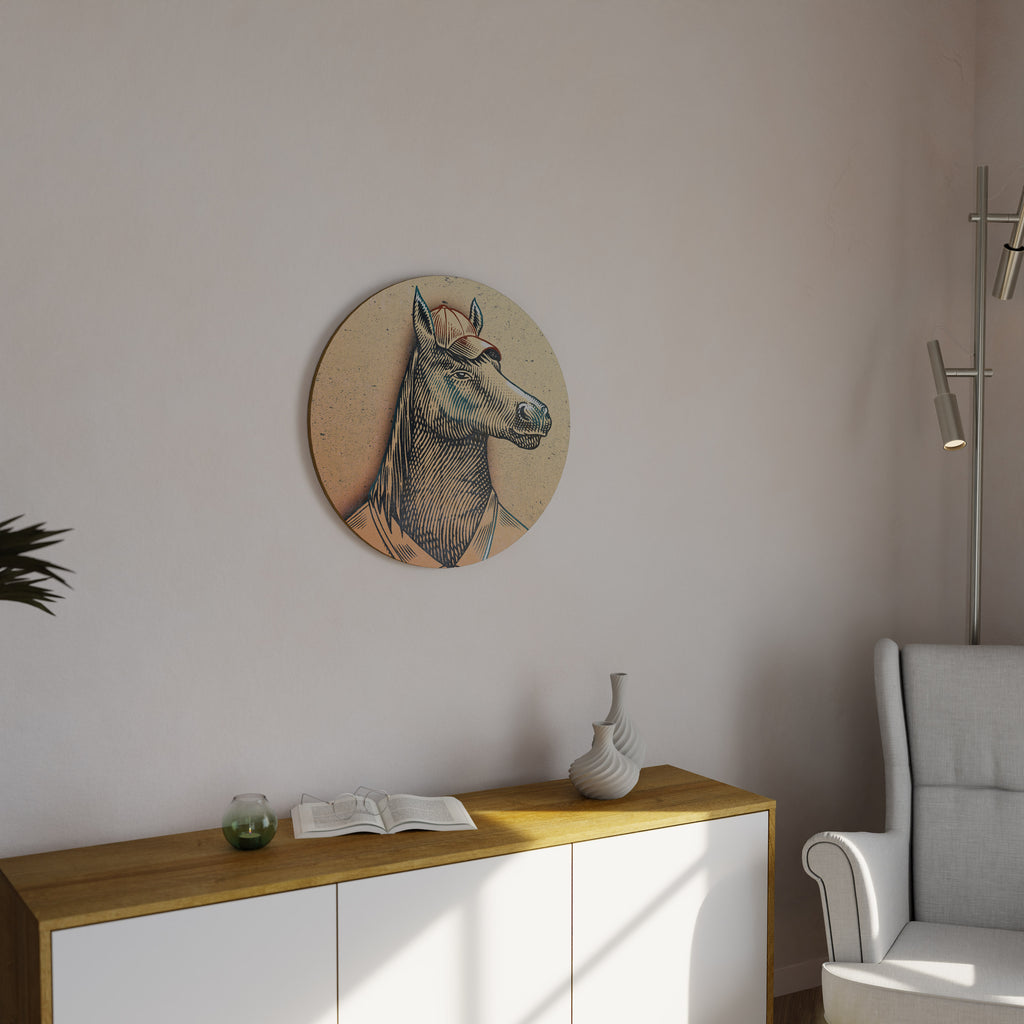 EQUINE SWAGGER Round Wall Art