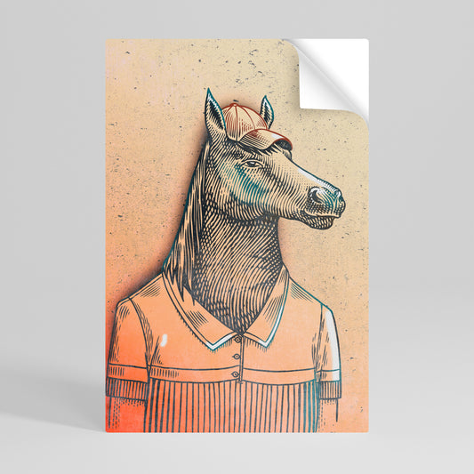 EQUINE SWAGGER Póster adhesivo vertical