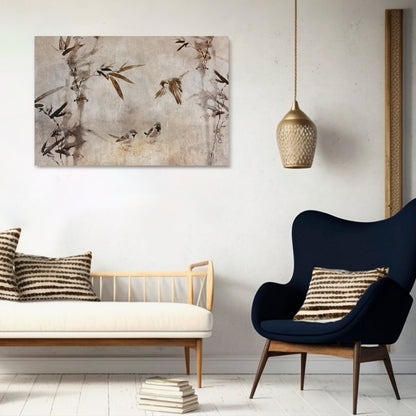 SPARROW BLISS Cuadro en lienzo horizontal