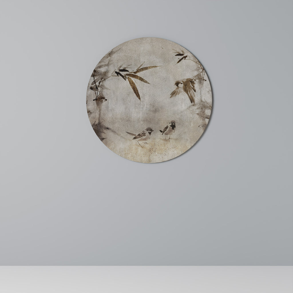 SPARROW BLISS Round Wall Art