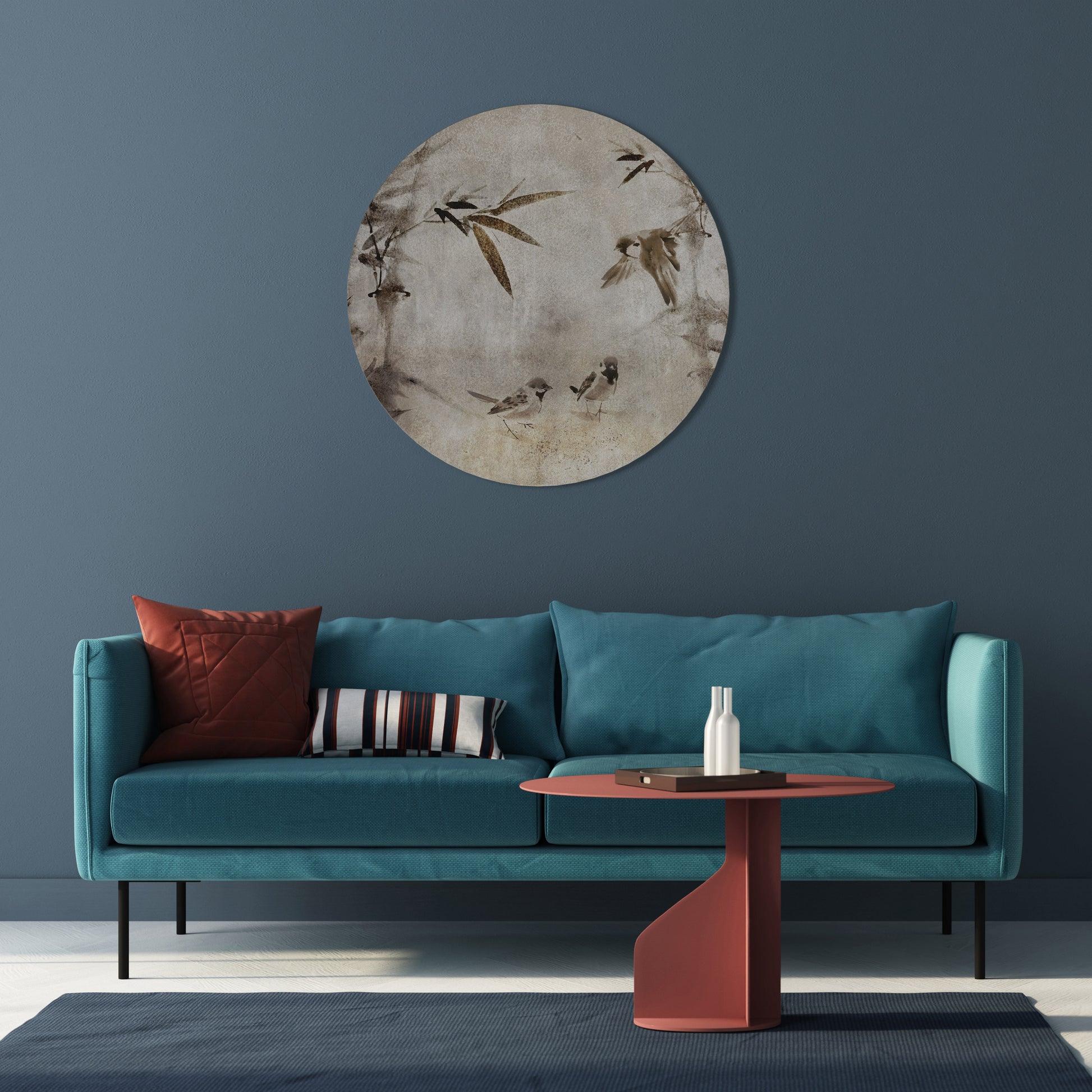 SPARROW BLISS Round Wall Art