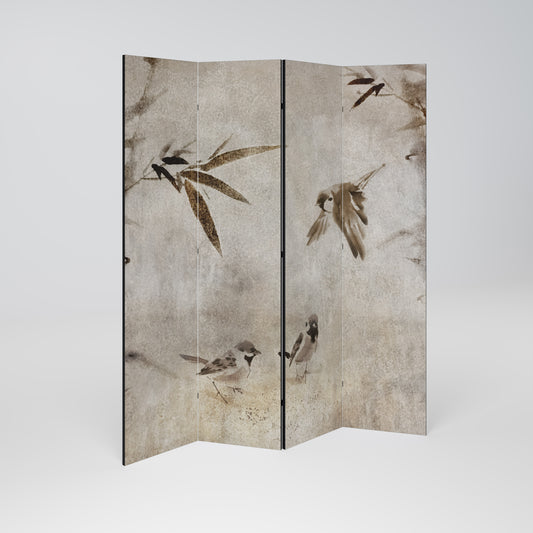 SPARROW BLISS Biombo de 4 paneles