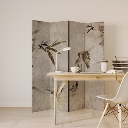 SPARROW BLISS Biombo de 4 paneles