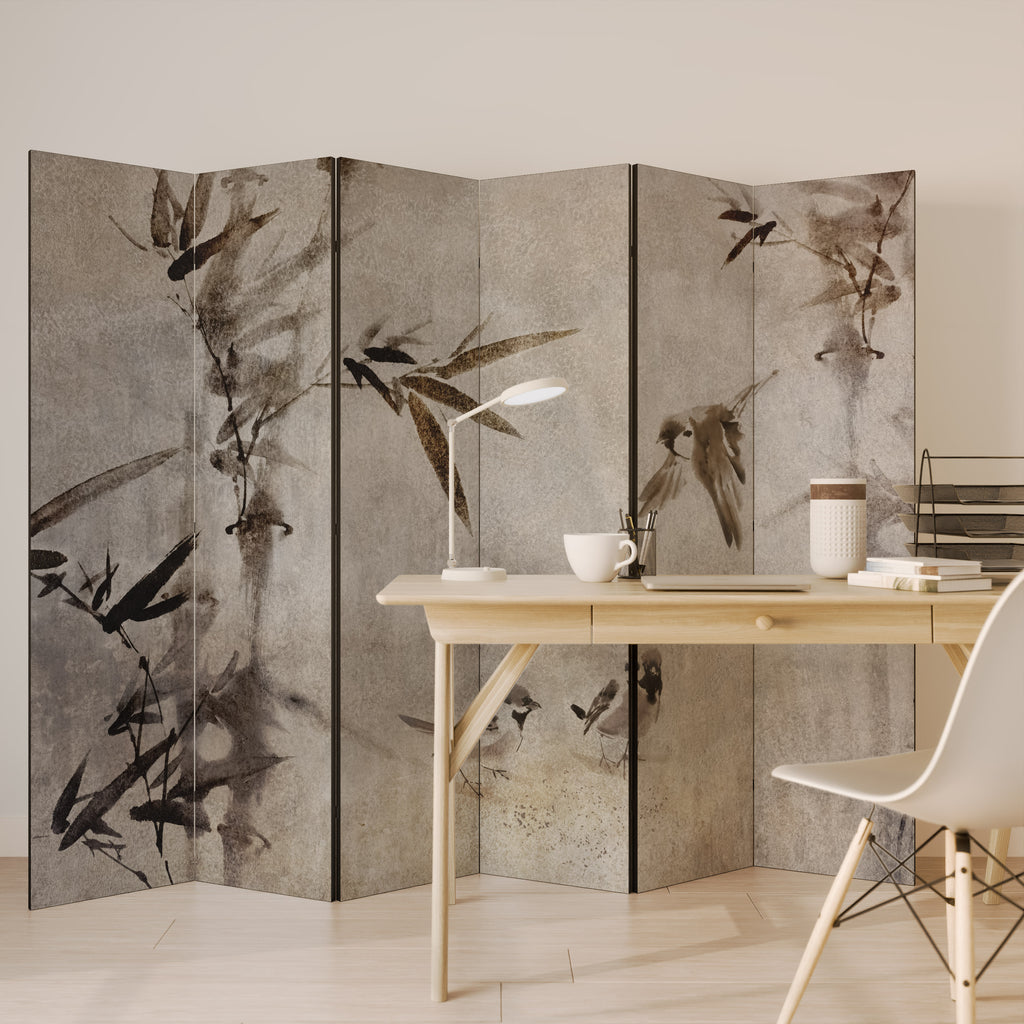 SPARROW BLISS Decorative 6-Panel Room Divider