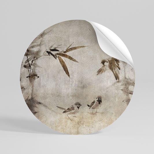 SPARROW BLISS Vinilo adhesivo redondo