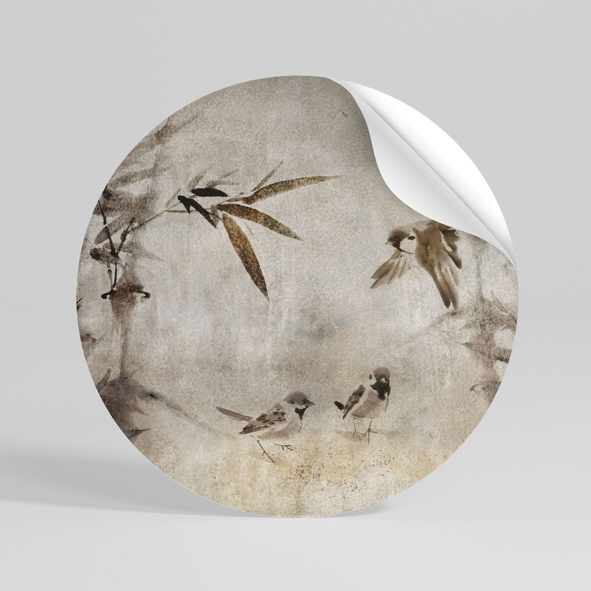 SPARROW BLISS Vinilo adhesivo redondo