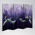 MYSTICAL CRANE GATHERING Biombo de 6 paneles