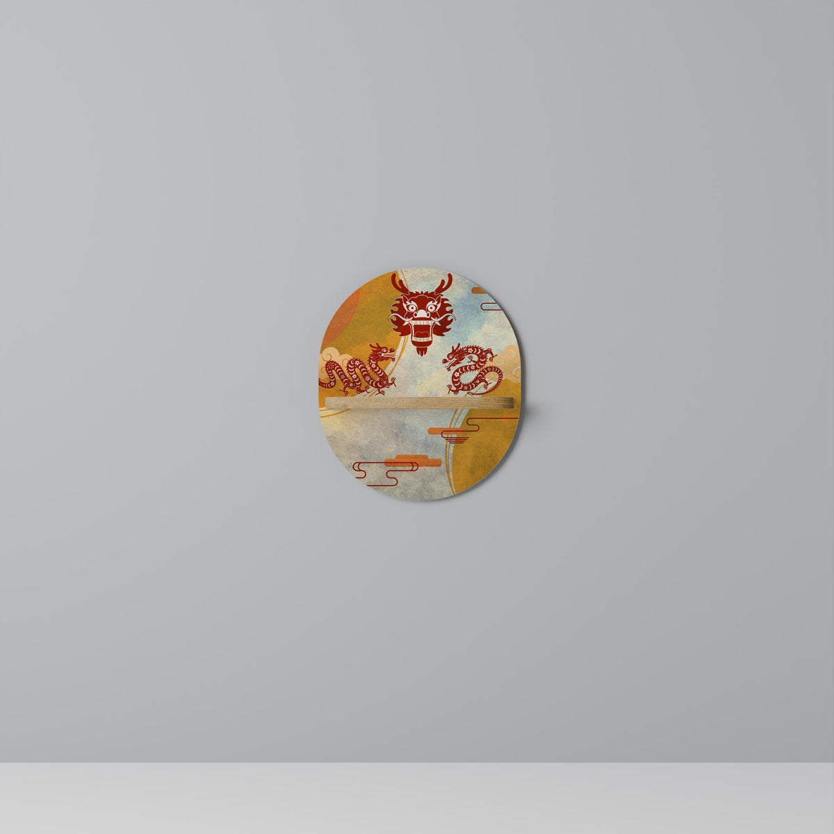 MYSTICAL DRAGON Art Shelf