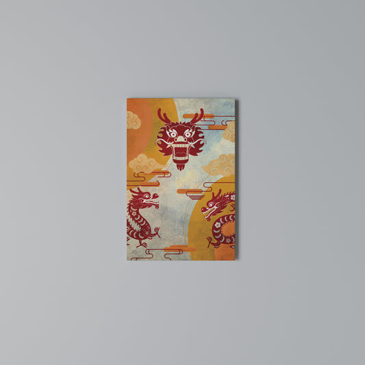 MYSTICAL DRAGON Cuadro en lienzo vertical