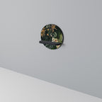 VERDANT ARINI Estante Redondo Decorativo en Acabado Negro