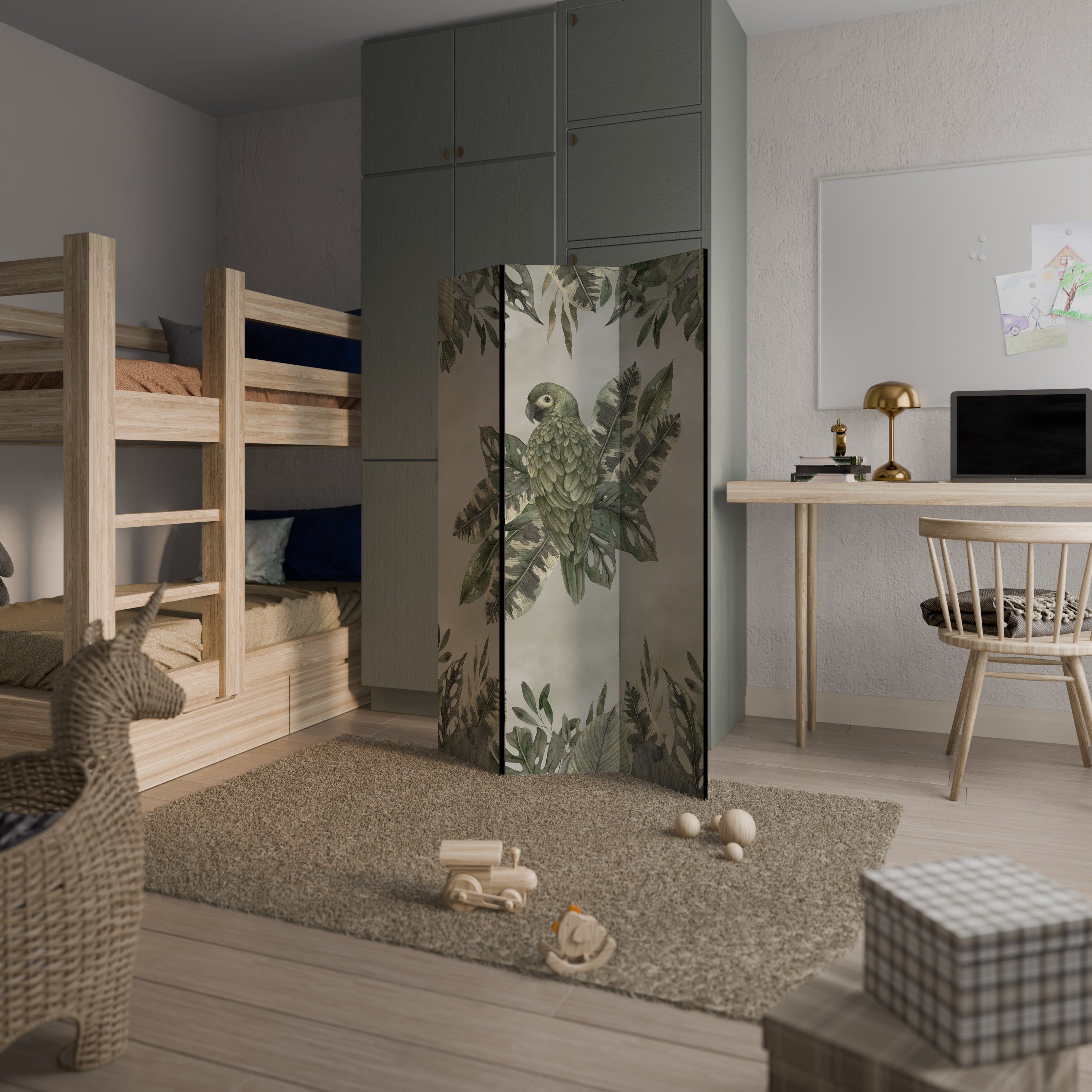 VERDANT ARINI Biombo de 3 paneles