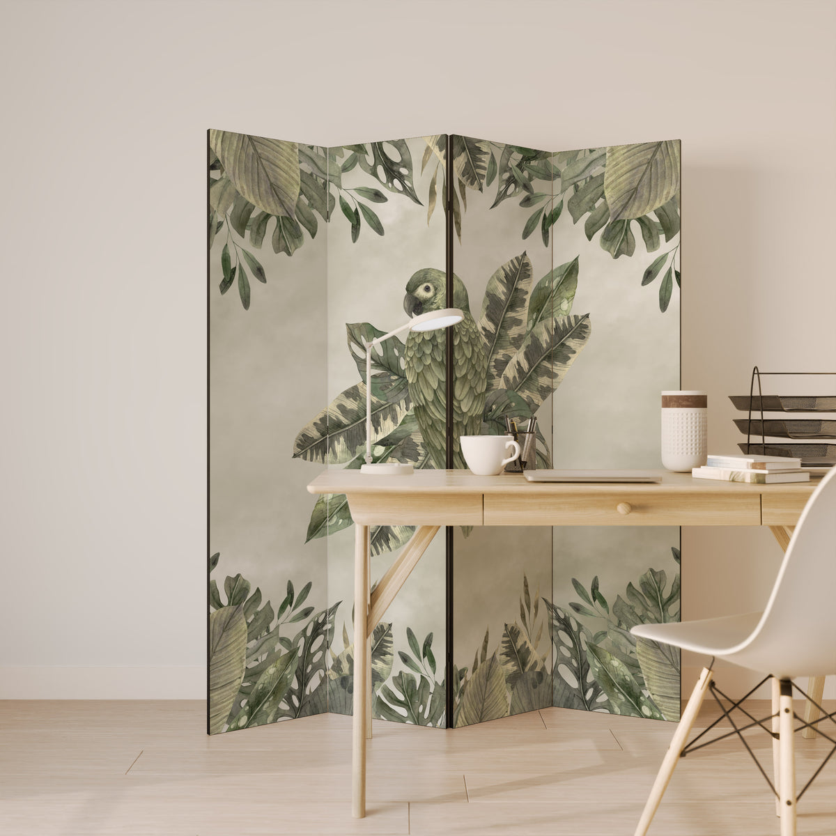 VERDANT ARINI Biombo de 4 paneles