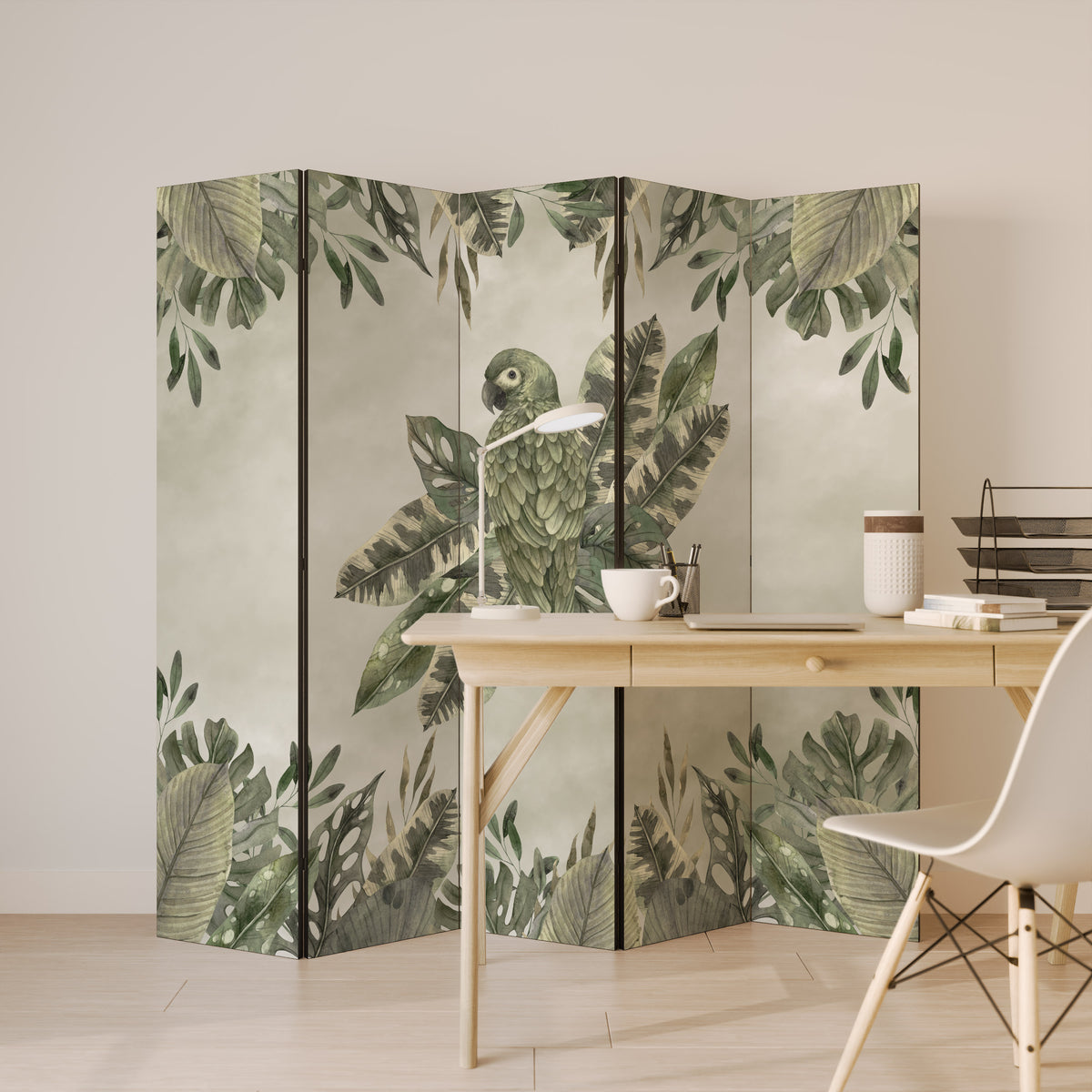 VERDANT ARINI Biombo de 5 paneles