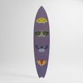 MOTH INTO THE FLAME Panel decorativo de tabla de surf