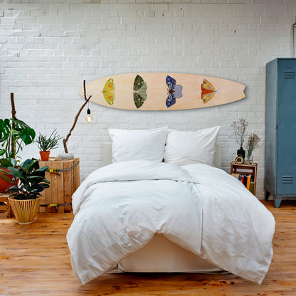 MOTH INTO THE LIGHT Panel decorativo de tabla de surf
