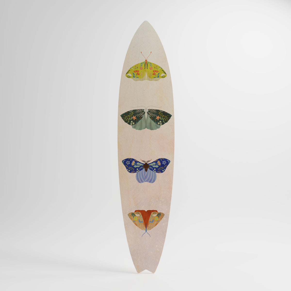 MOTH INTO THE LIGHT Panel decorativo de tabla de surf