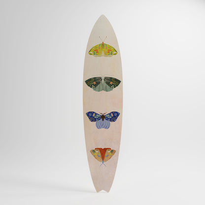 MOTH INTO THE LIGHT Panel decorativo de tabla de surf