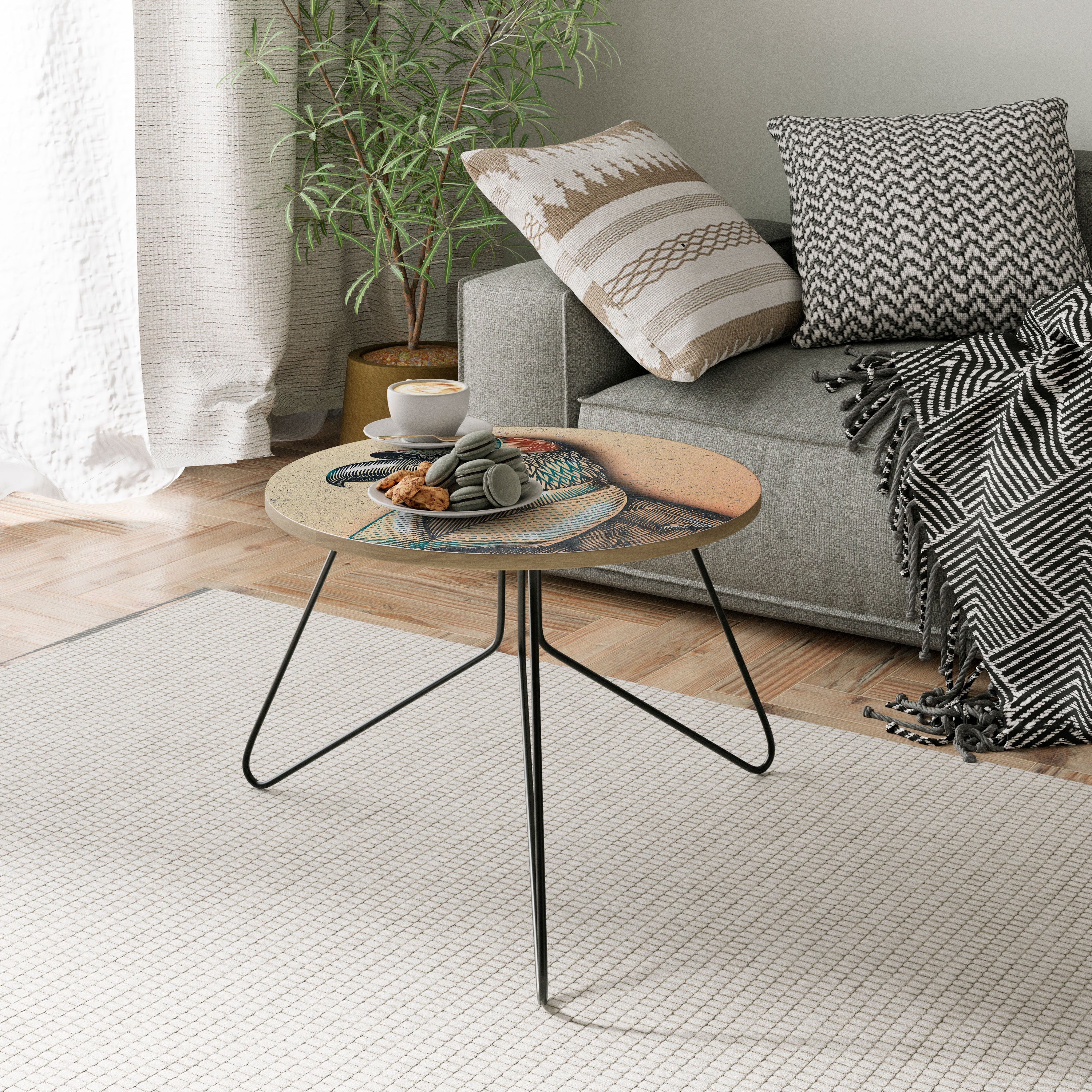 FEATHERED FASHIONISTA Coffee Table 60