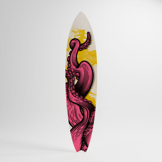 TENTACKLES DANCE Panel decorativo de tabla de surf
