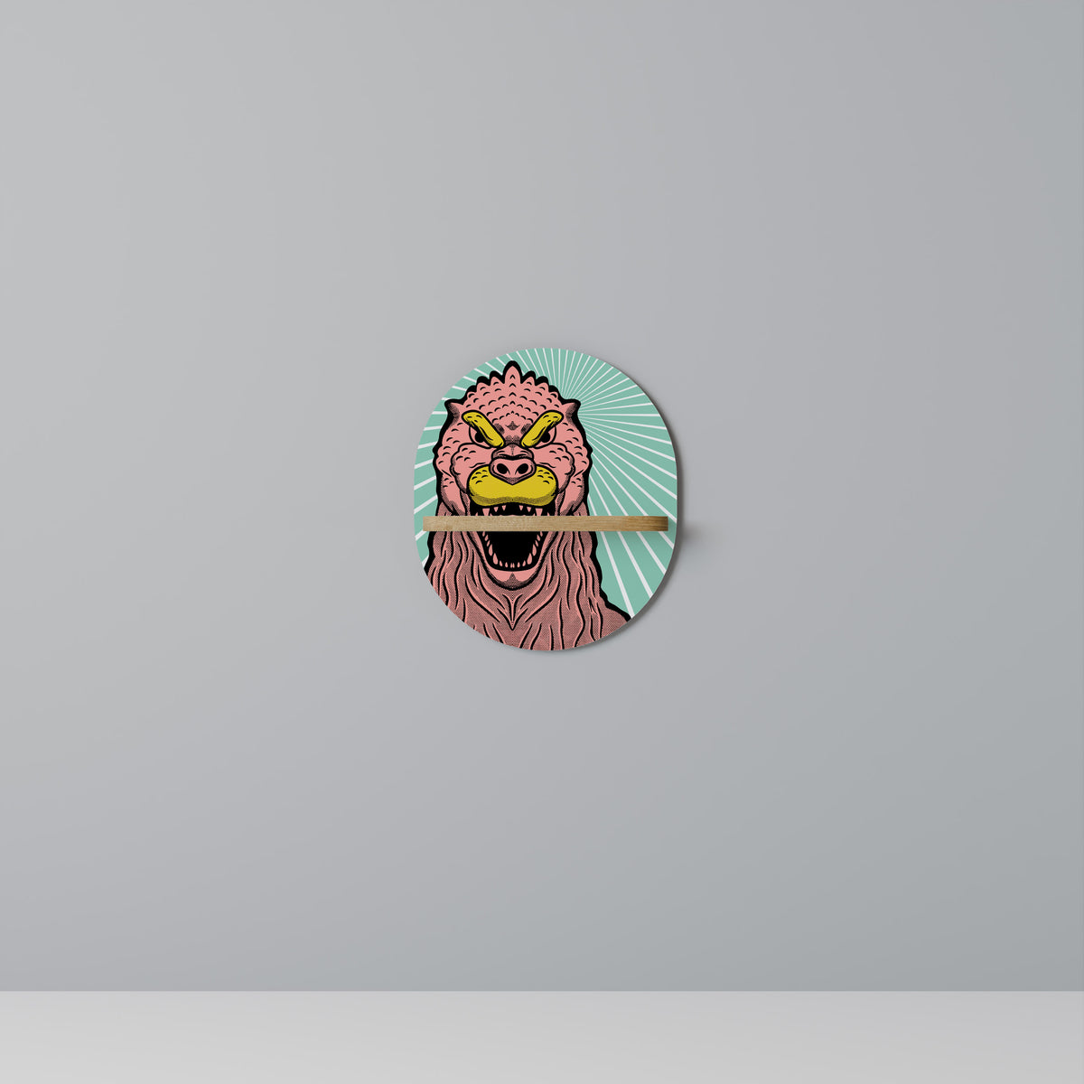 GODZILLA WELCOME Estante Artístico