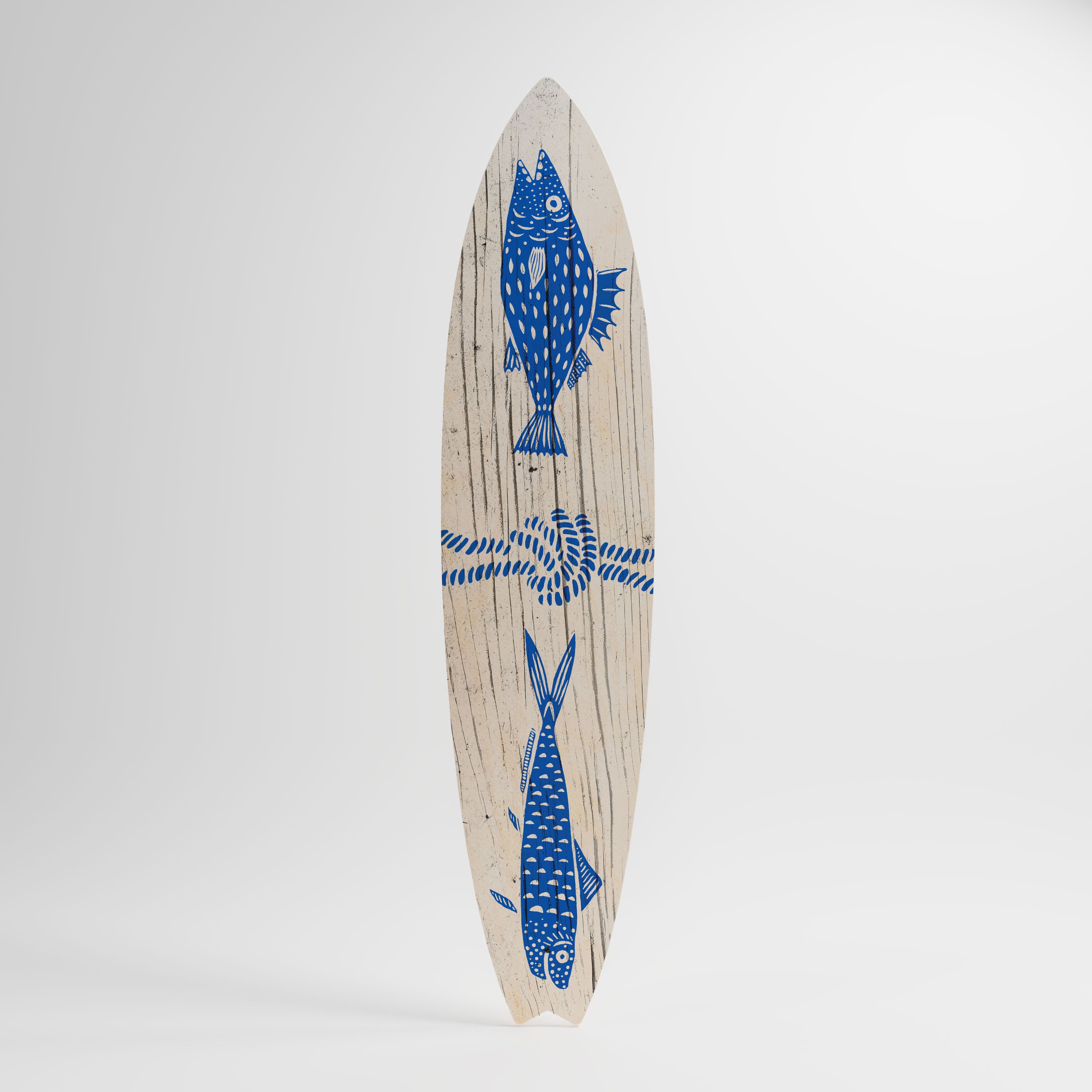 MARINE CREATURES Panel decorativo de tabla de surf