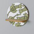 SEEDLING SONGBIRD Round Art Shelf In Oak Effect