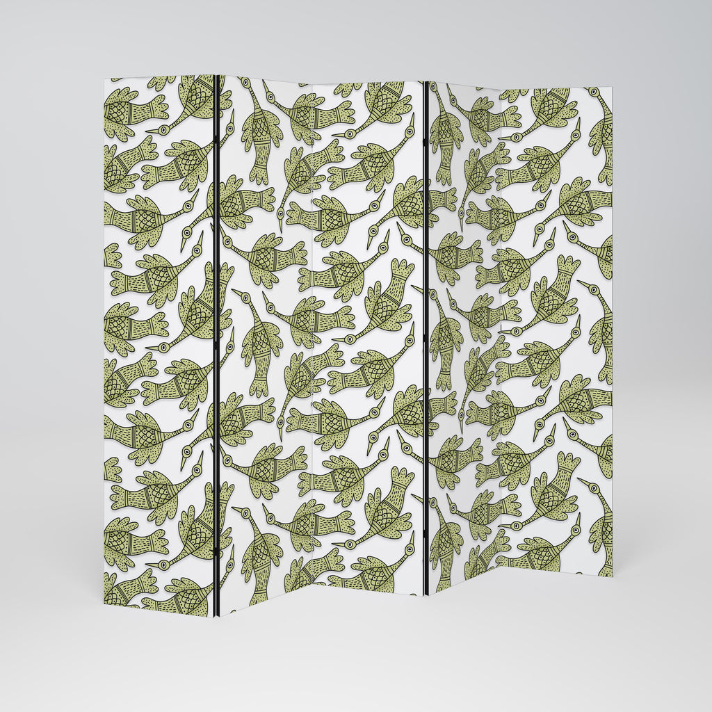 SEEDLING SONGBIRD 5-Panel Room Divider