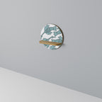 WATERSPOUT SONGIBIRD Estante Redondo Decorativo en Efecto Roble