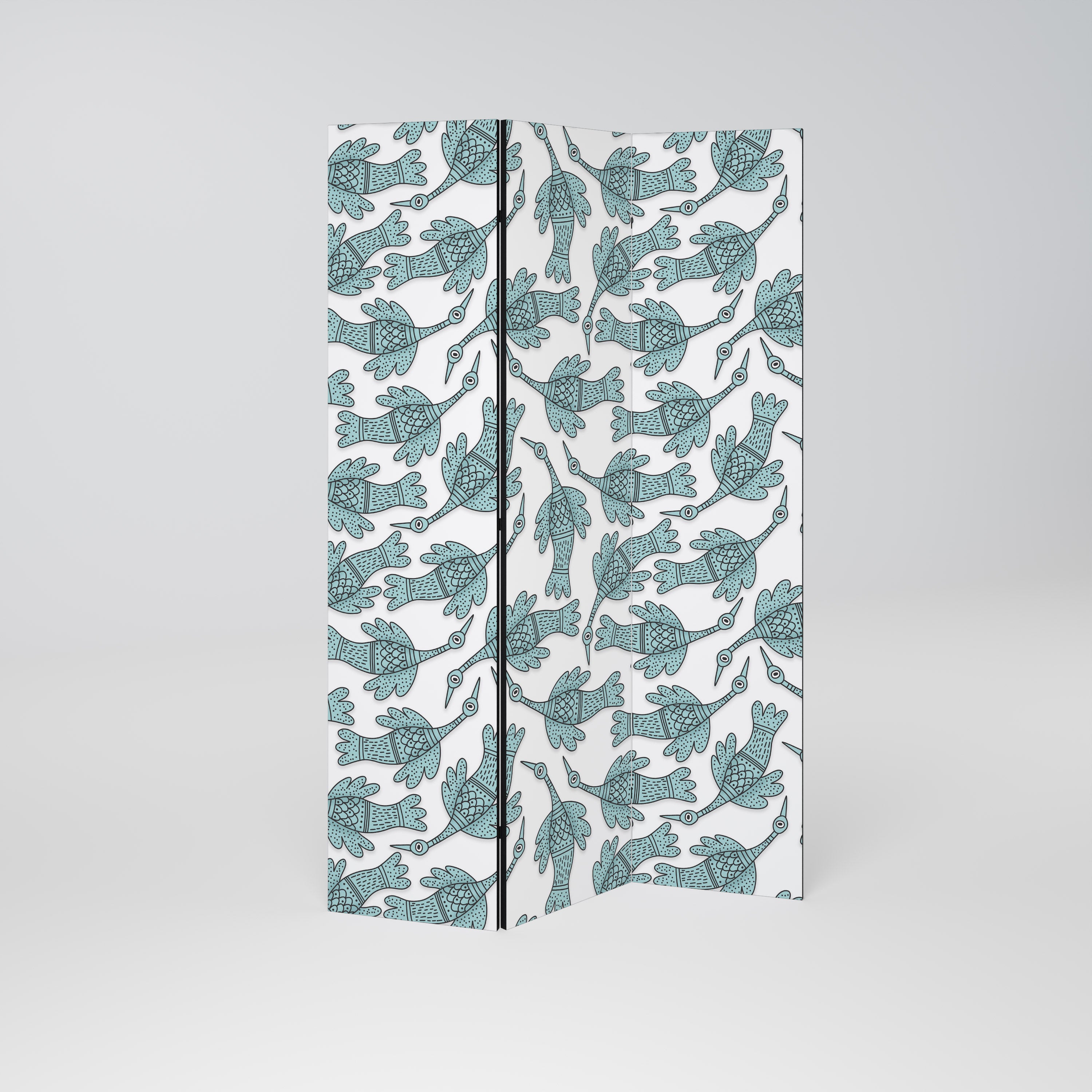 WATERSPOUT SONGIBIRD 3-Panel Room Divider