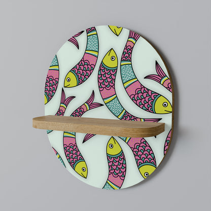 INDIAN FISH Art Shelf