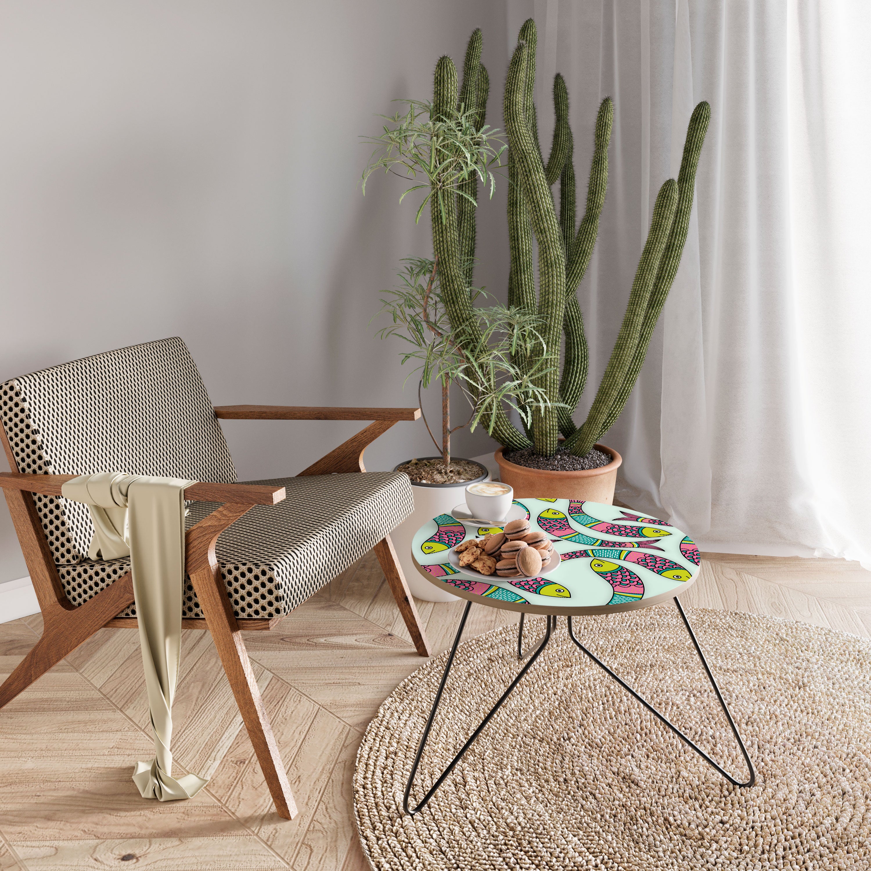 INDIAN FISH Coffee Table 60