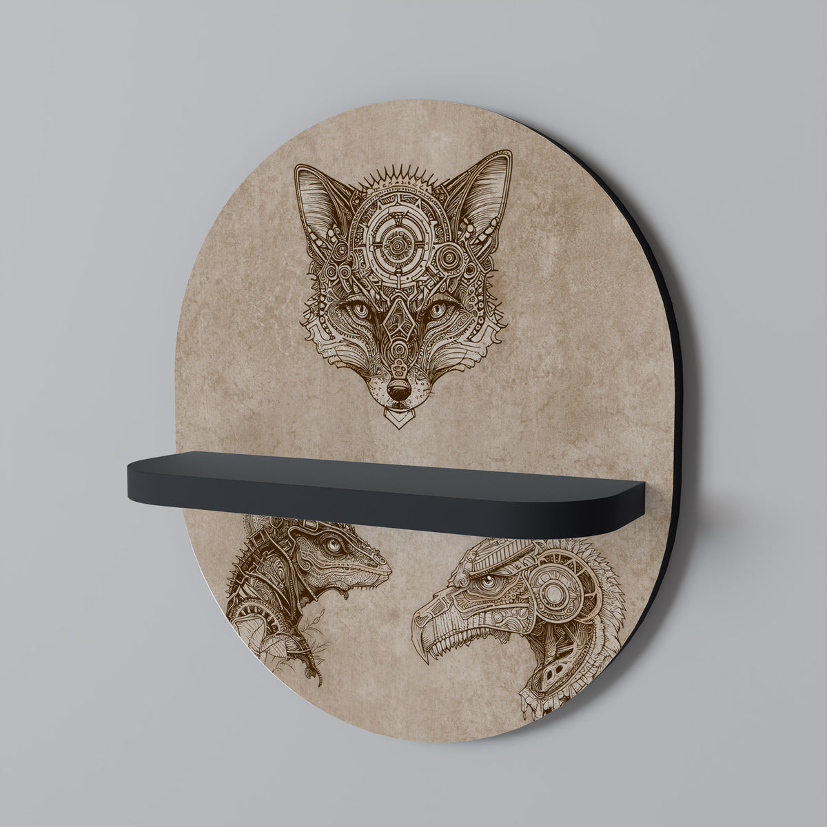 STEAMPUNK TRIO Estante Artístico